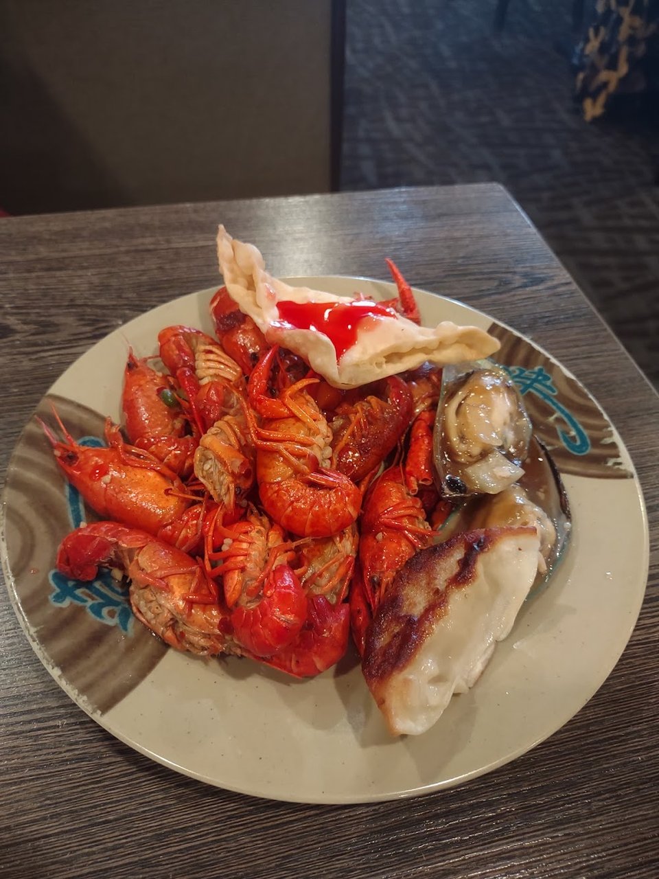 Crawfish Sushi Fried Chicken Kabob